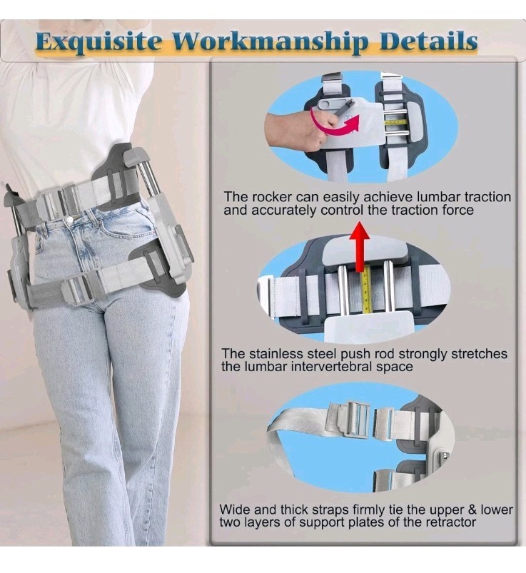 Lumbar Traction Device, Spinal Decompression Devices, Lumbar Decompression Belt