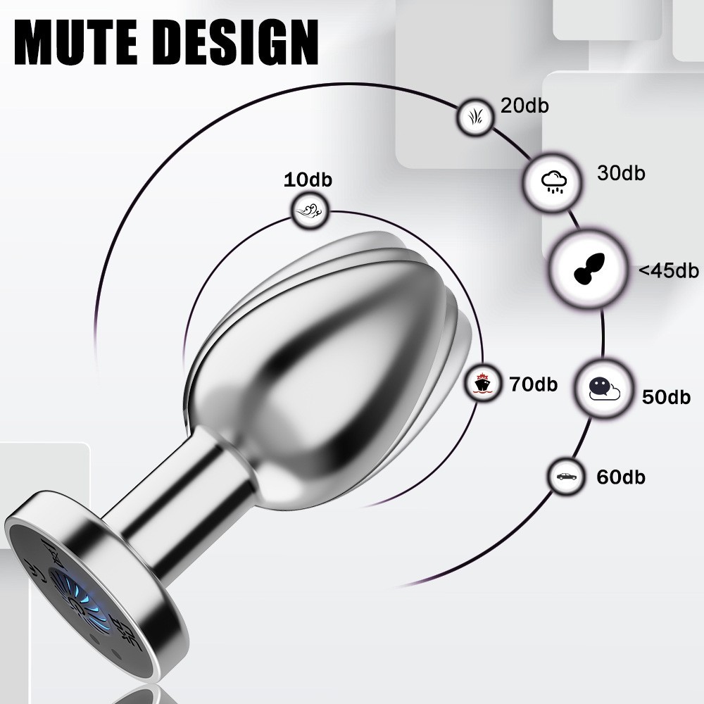 Remote Control Anal Plug Vibrator, 10 Modes Vibrating Butt Plug, Small Butt Plug