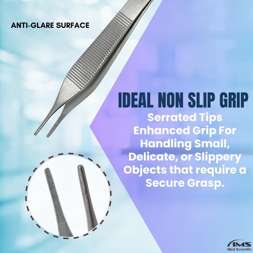 Adson Forceps – 1×2 Teeth Tissue Forceps, Adson‑Brown & Adson Dressing Forceps