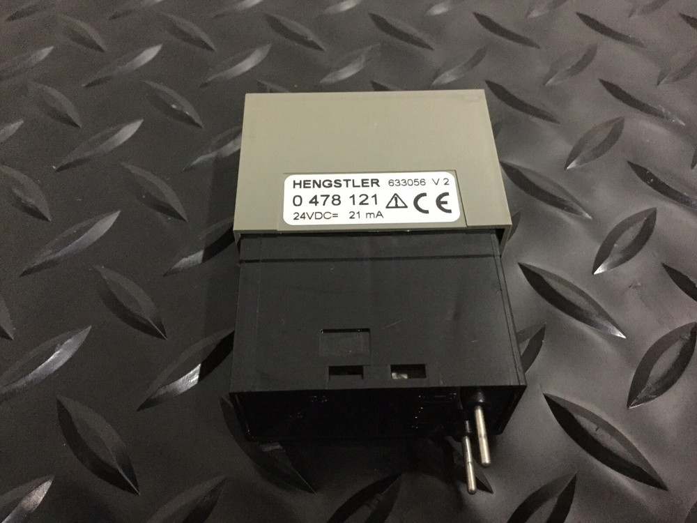 HENGSTLER COUNTER 633056 SIX DIGIT 24 VDC PUSH BUTTON RESET