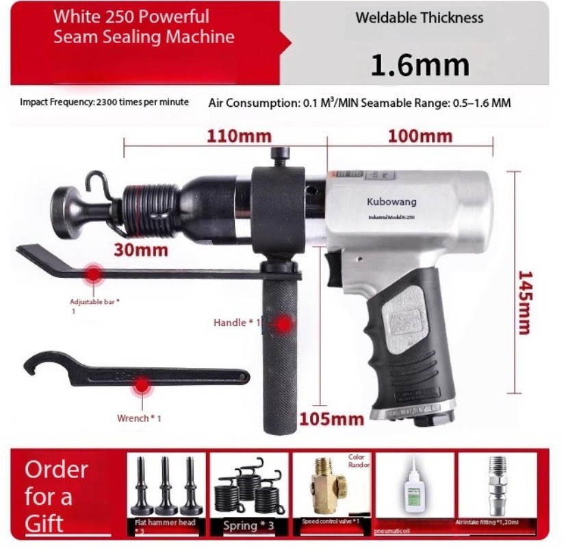 Pneumatic Duct Seaming Machine Panel Beading Machine Pneumatic Hammer Machine