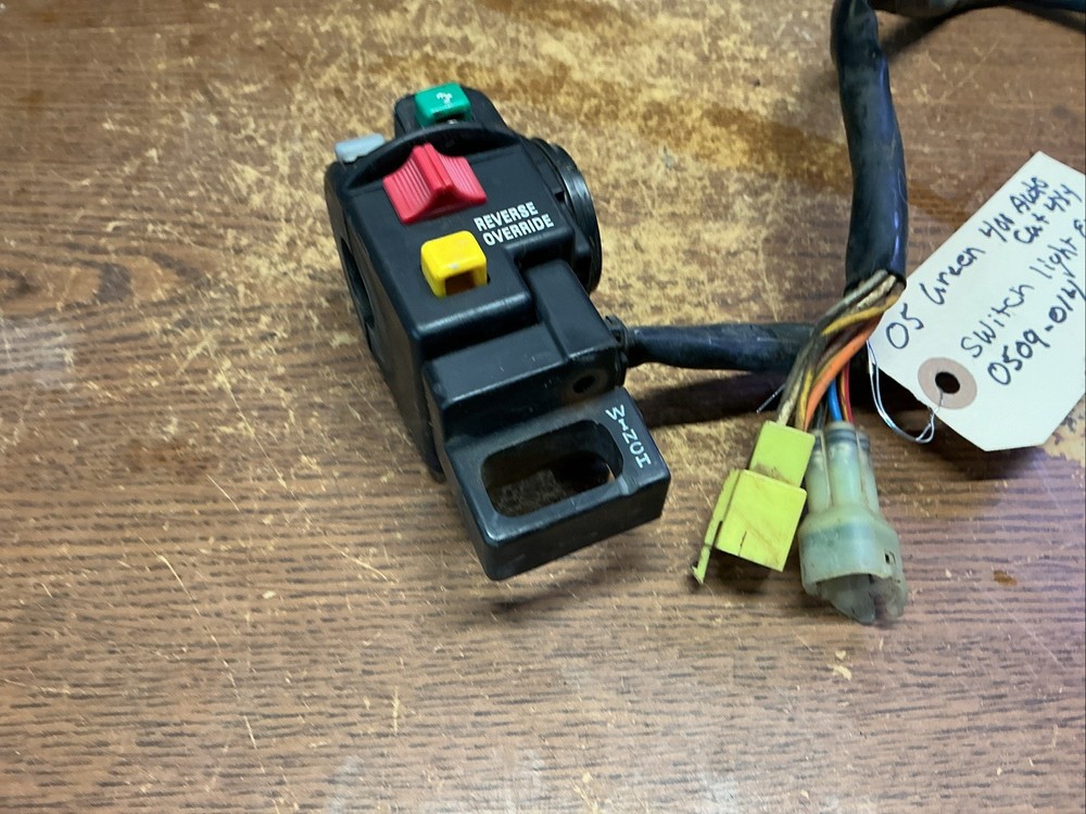 Switch Controls Lights & Engine # 0509-014 Arctic Cat 2005 Green 400 Automatic