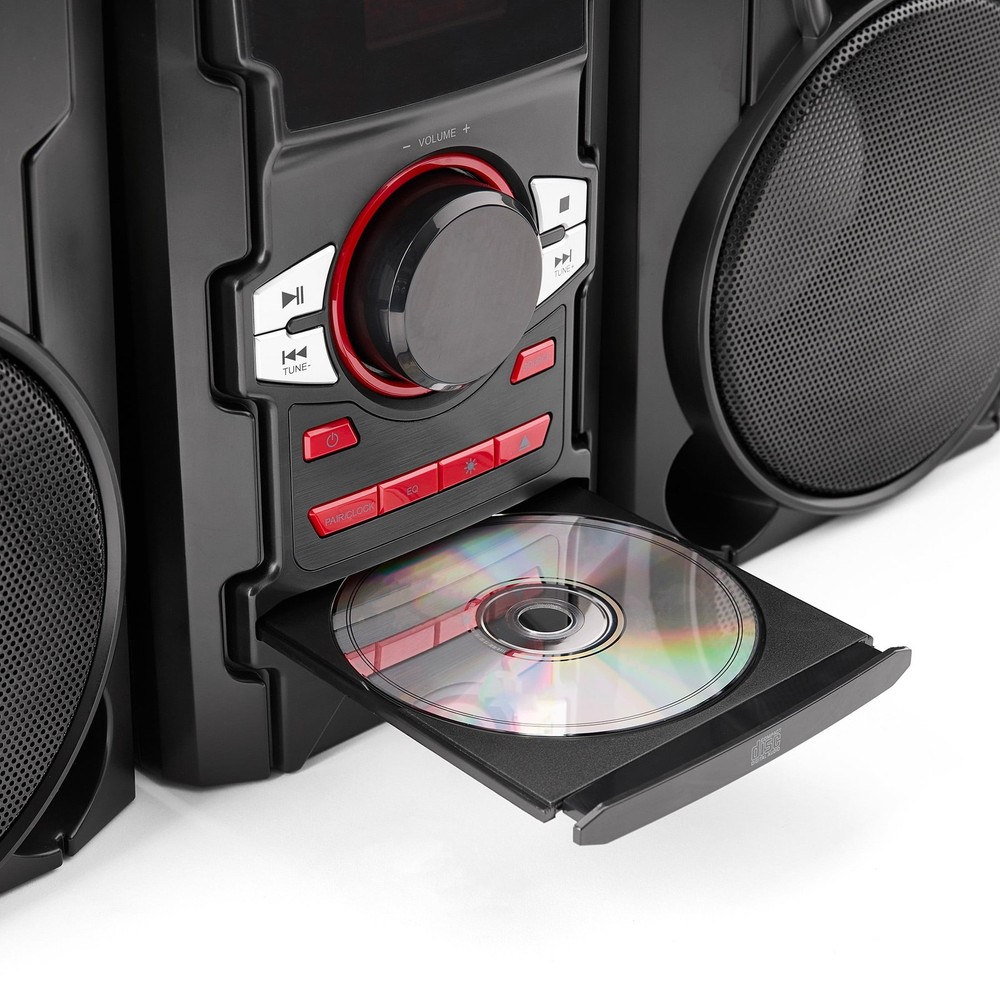 onn. 100W CD Stereo with USB & Bluetooth Connectivity
