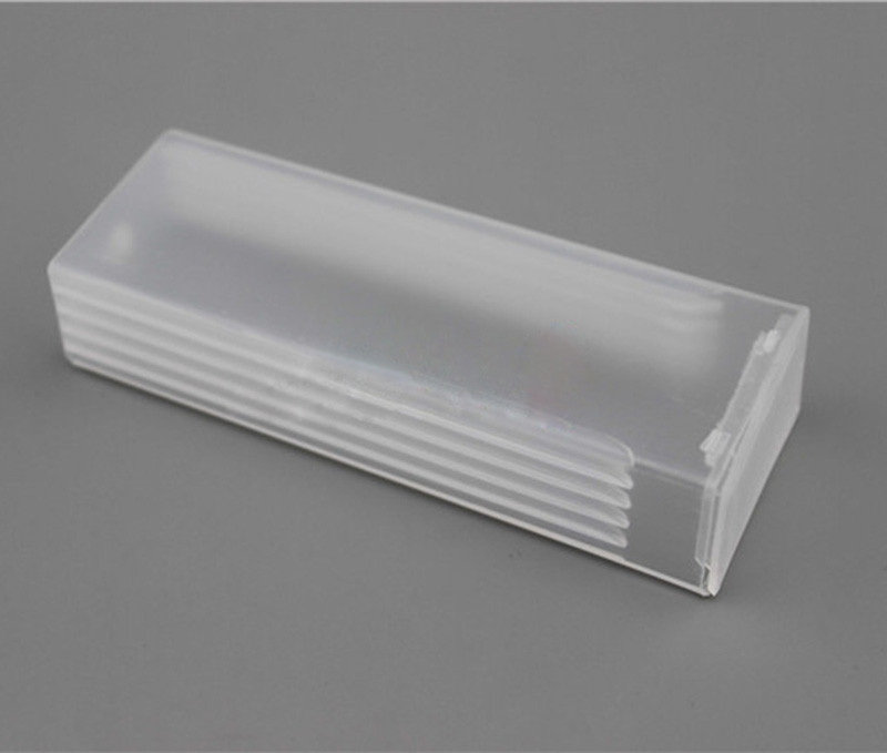 10PC Portable Pocket Lab ABS Plastic Microscope Slides Holder Case Dispenser Box