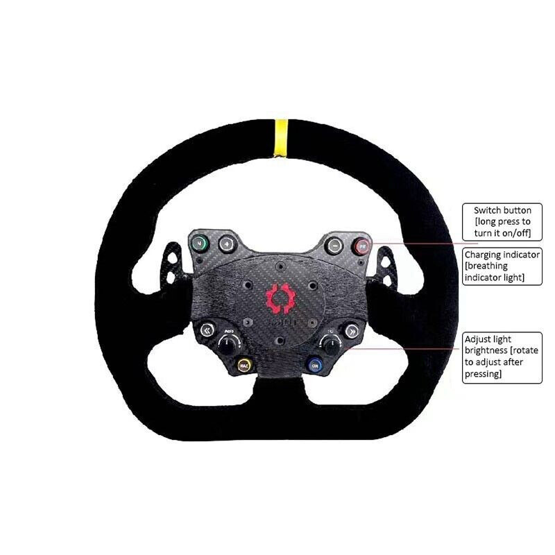 SIMDT WS1 Wireless Steering Wheel Hub Racing Central Control Box Bluetooth