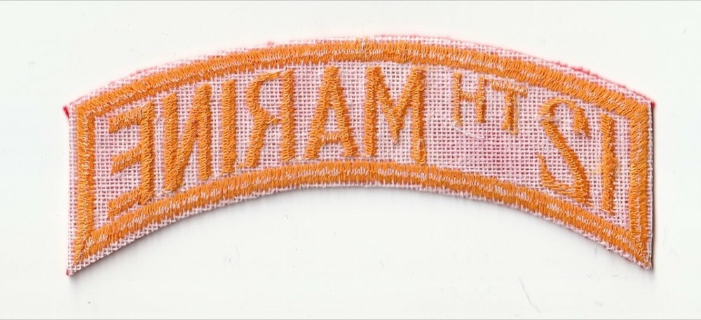 Marine Corps - 12th MARINE - Shoulder Tab/Scroll