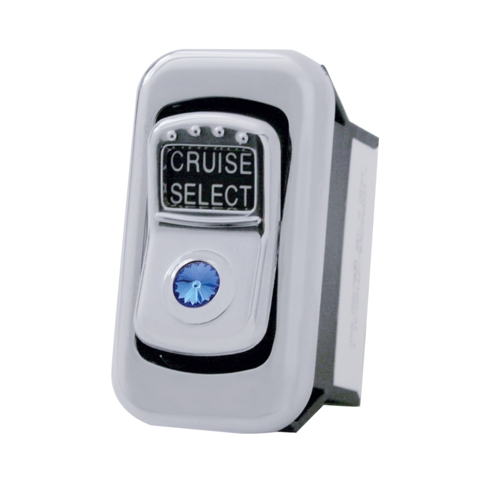 "Engine Fan" Rocker Switch Cover - Blue Diamond