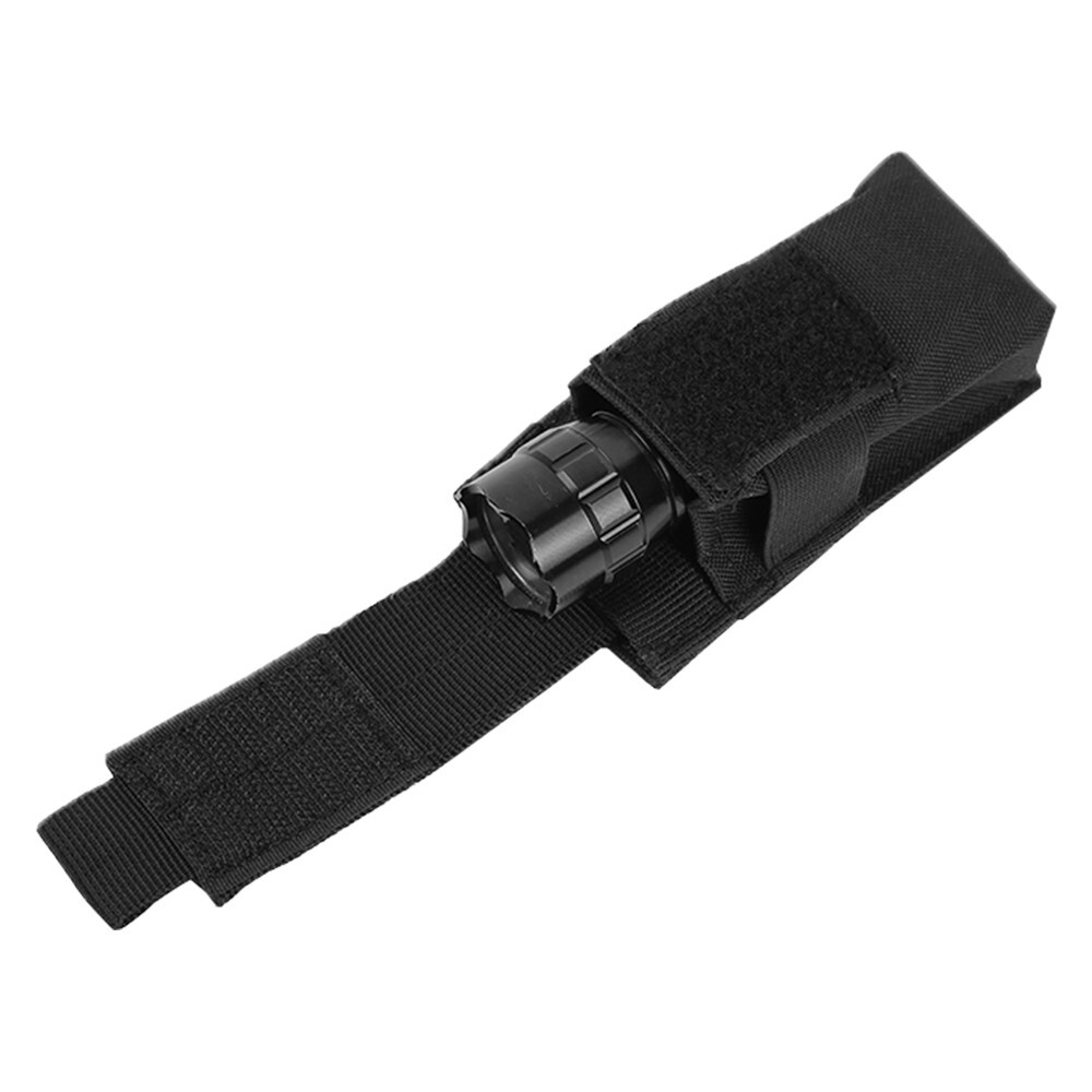 US Tactical Molle Flashlight Pouch Holster Utility Tools Pouch Adjustable Holder
