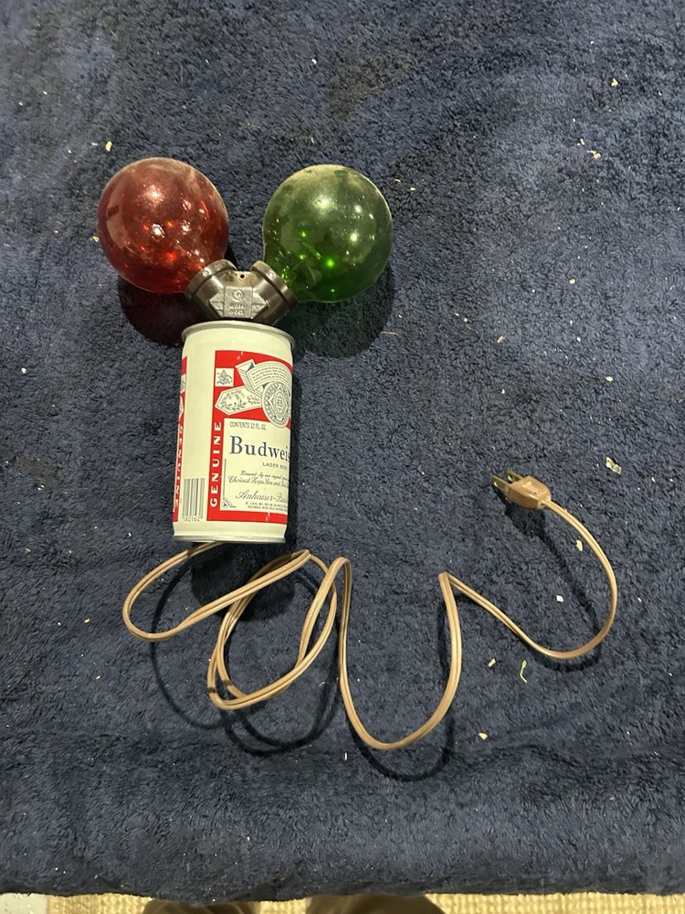 Balafire Bulb Budweiser Can light! Flickering Works!!!!