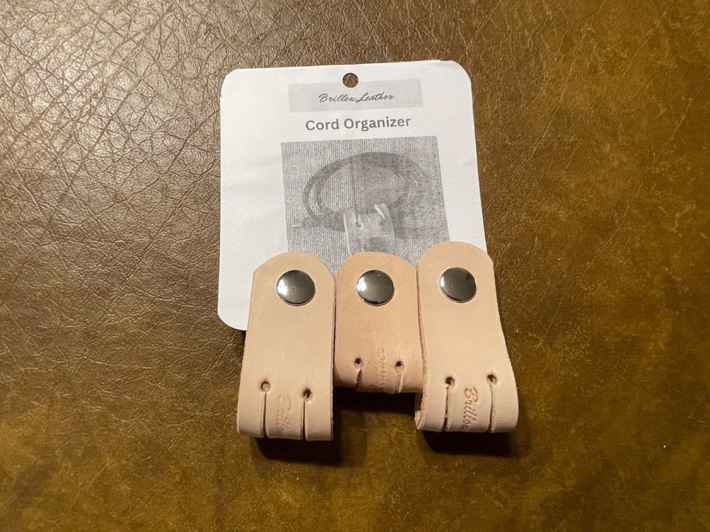 Wire Organizer - 3 pack - Leather