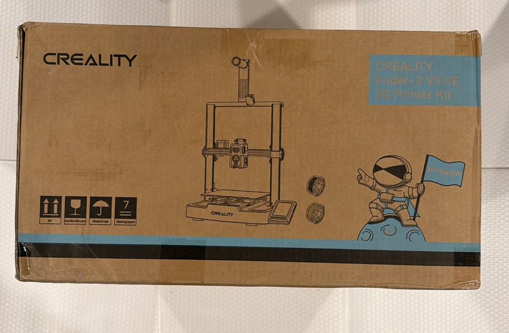 Creality - Ender-3 V3 KE 3D Printer Basic Combo - Black