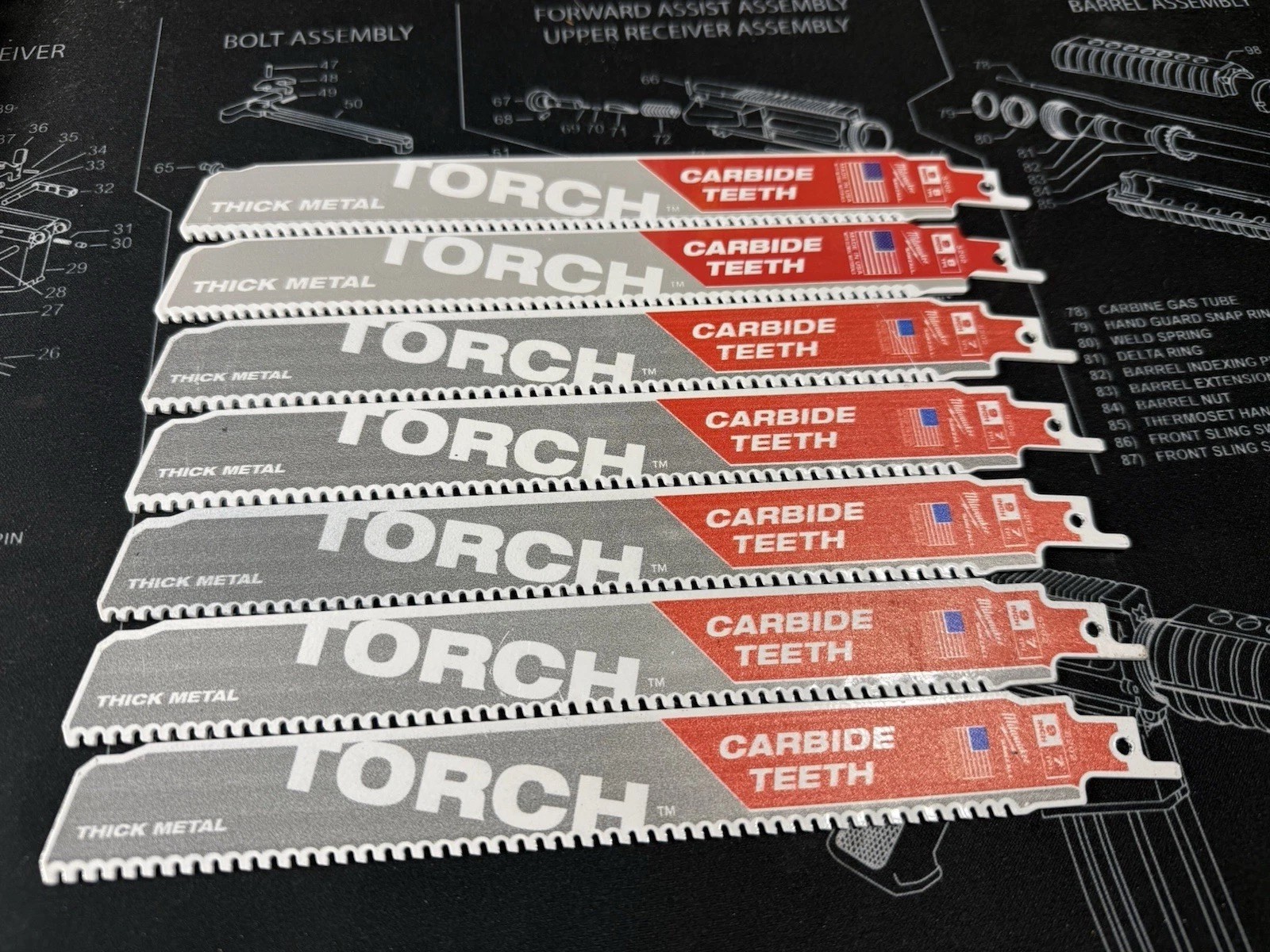 Mikwaukee 12” 5789 9” 5788 6” 5784 9” 5202 And HILTI 362541 Sawzall Blades New