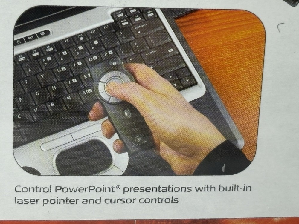 Targus Wireless Presenter With Cursor Control And Laser Pointer - Brand New