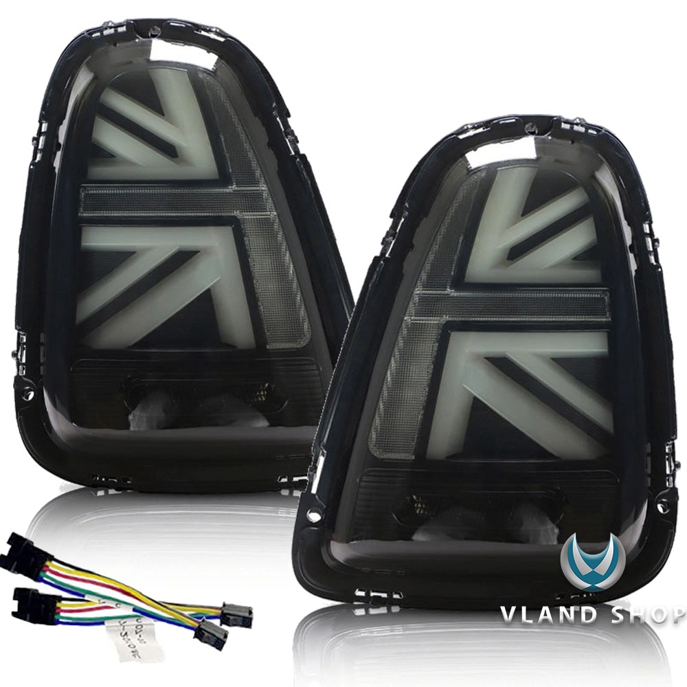 SMOKED LED Tail Lights For Mini Cooper R56 R57 R58 R59 W/Animation & Sequential