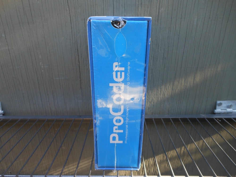 ProCoder NFR 2002 Canopus Software Demo Unit, Sealed New