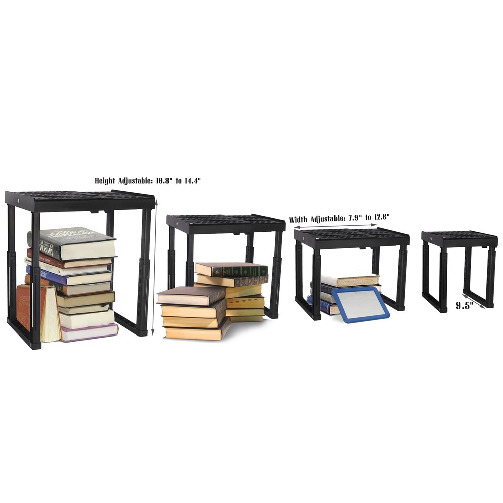 Adjustable Locker Shelf Organizer – Back to School Essentials Locker Organize...