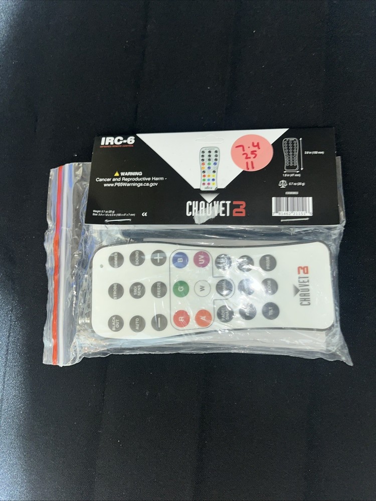 Chauvet DJ IRC-6 Infrared Remote Controller