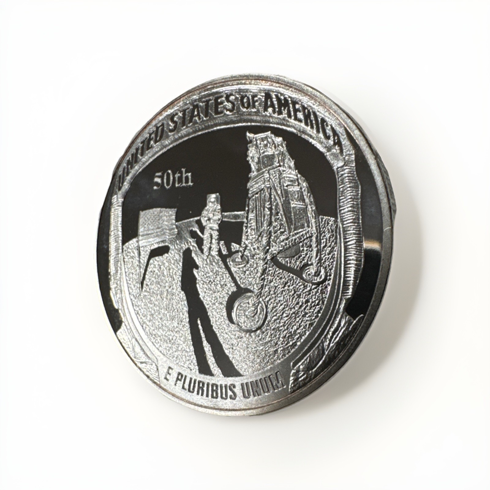 50th Apollo 11 Moon Armstrong Landing Anniversary Commemorative Coin