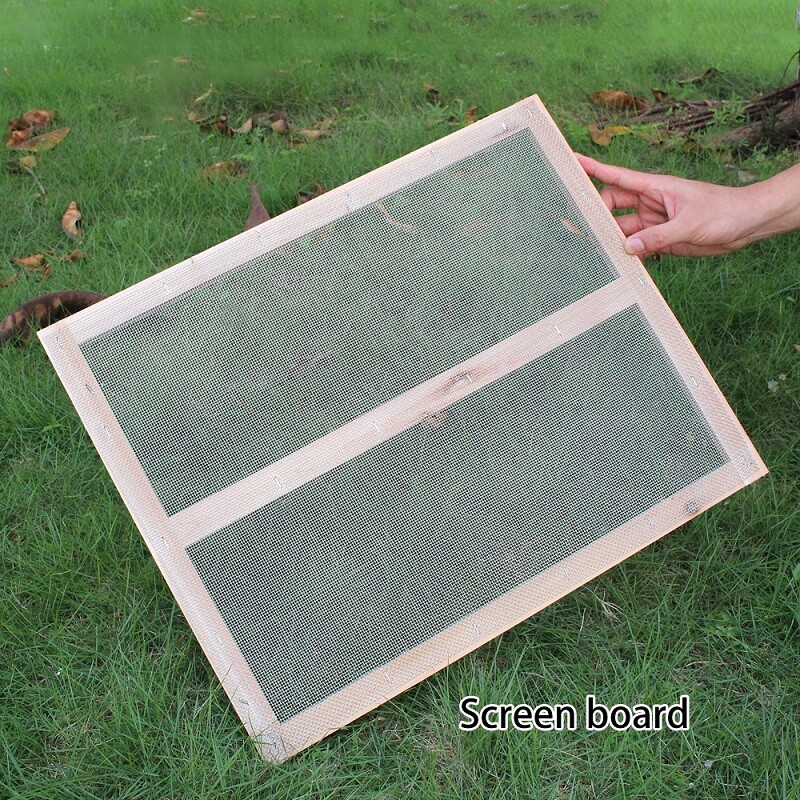 Auto Shed Beehives Super Box + 7 Plastic BPA free Beekeeping Frames Bee Frames