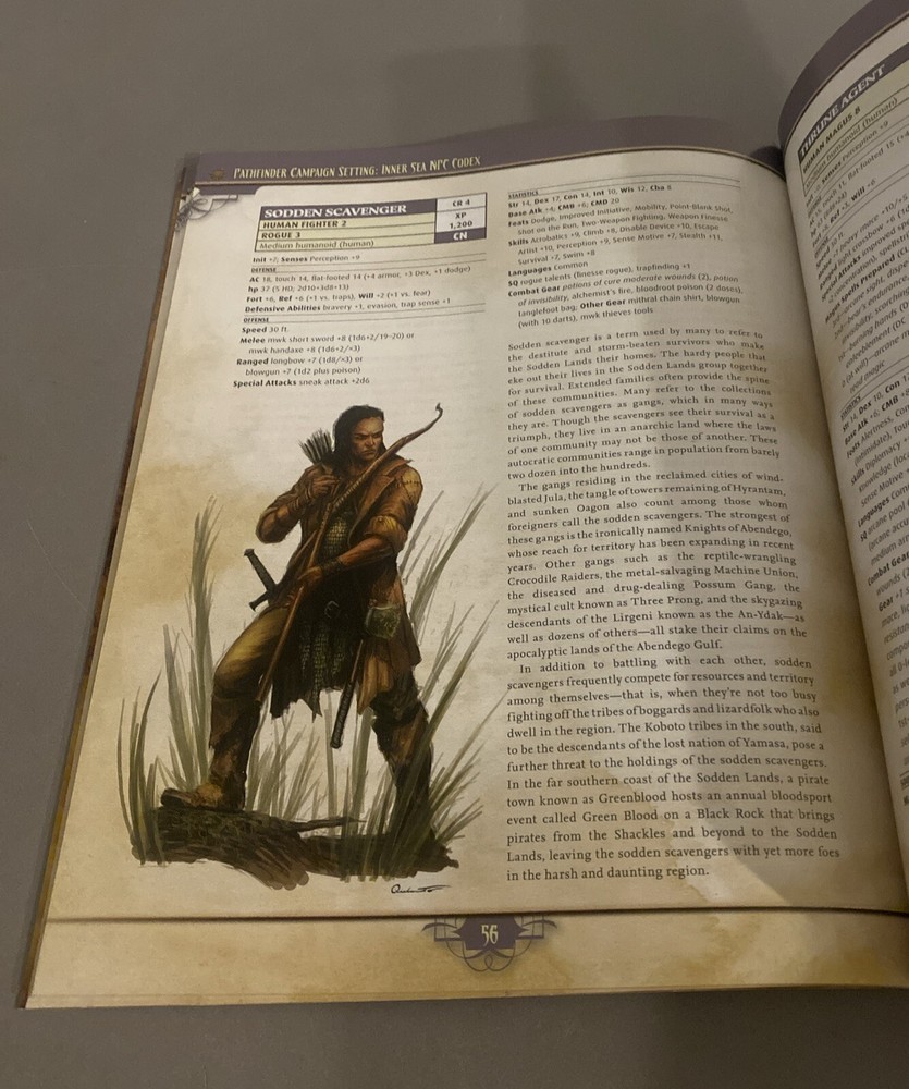 Pathfinder Campaign Setting Inner Sea NPC Codex