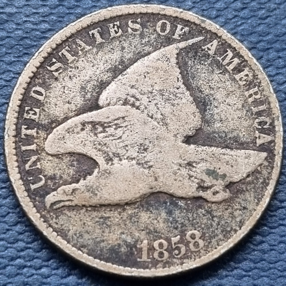 1858 Flying Eagle Cent 1c Better Grade #76936