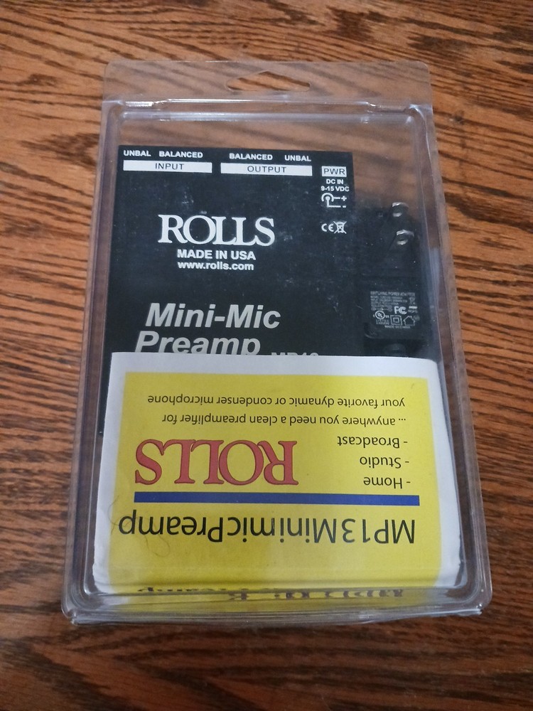 Rolls Mini Mic Preamp MP13 (Sealed)