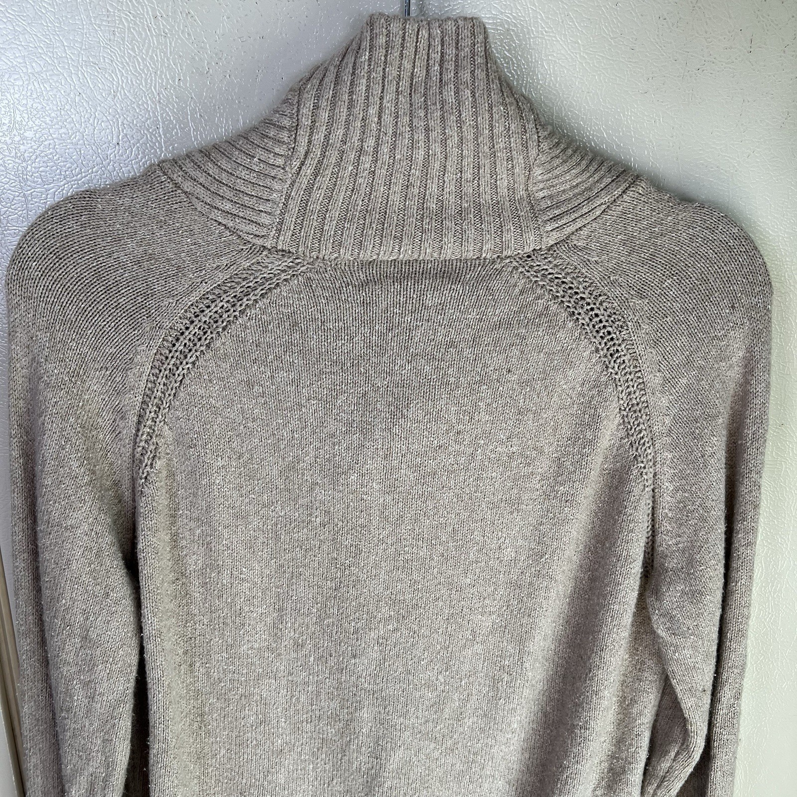 Peter Millar Mountainside Seaside Shawl Collar Sweater In Sand Men Size Medium