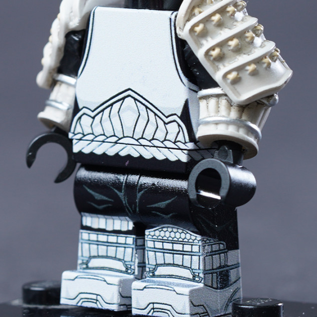 Custom Molded Figurine Accessory - Samurai White Stormtrooper