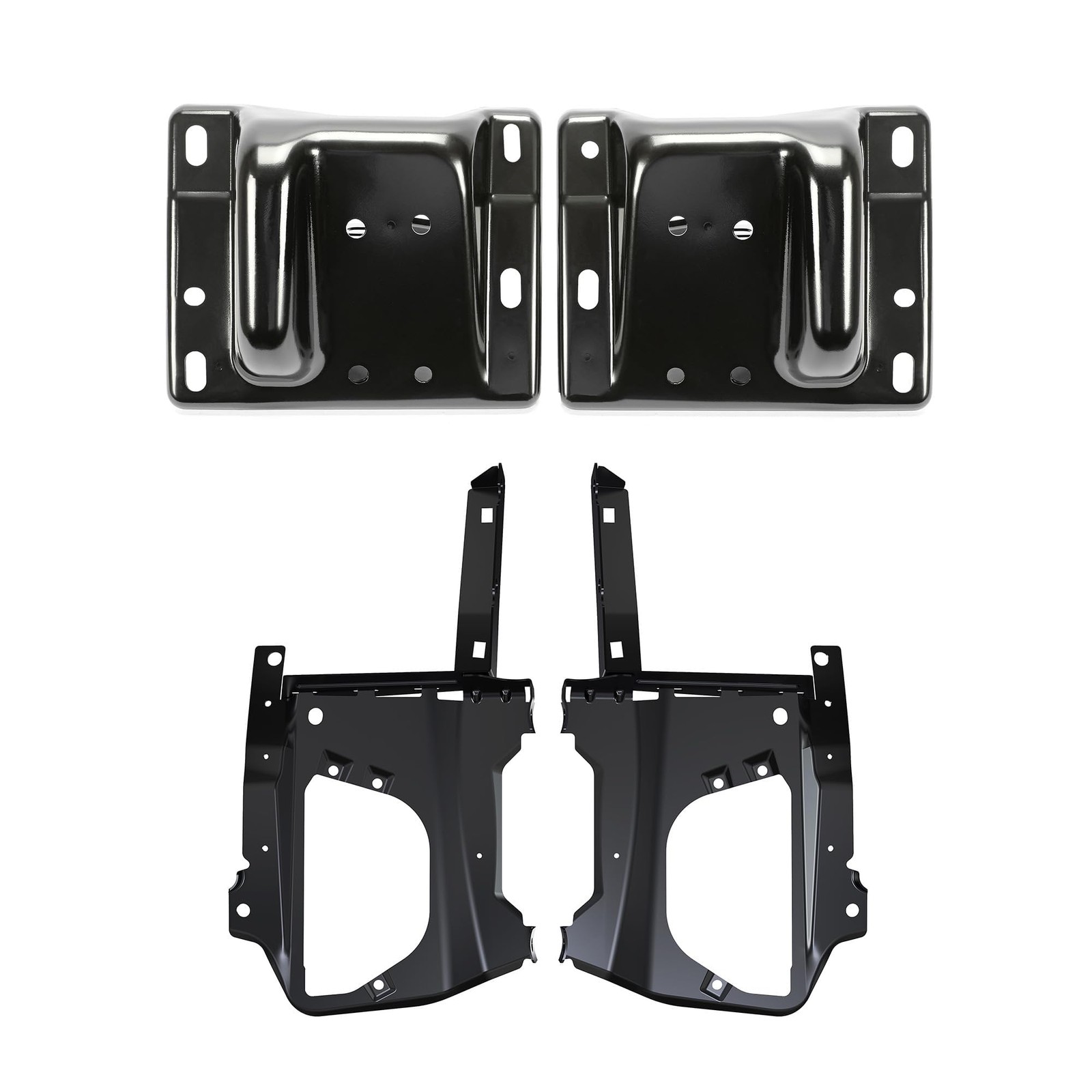 Front Bumper Bracket Set For 2010-2018 Dodge Ram 2500 3500 Pickup Replacement