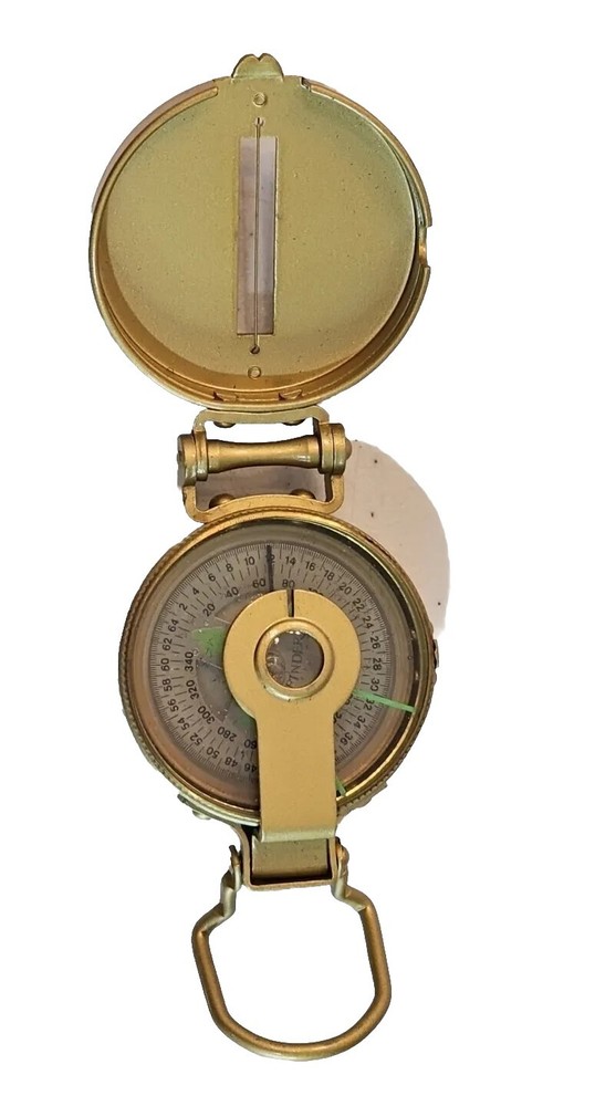 Vintage Engineer Lensatic Compass ~ Liquid Filled / JAPAN