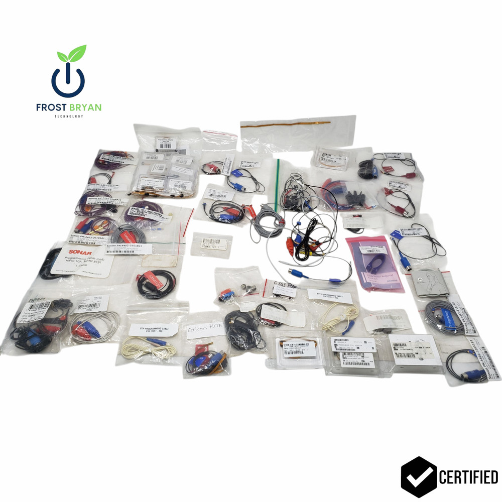 Sonar Hearing Cable/Adapter Peripherals + Misc. Auditory Accessories Lot