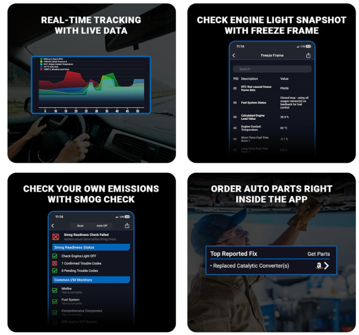 BlueDriver Bluetooth Pro OBD2 Scan Tool for iPhone & Android