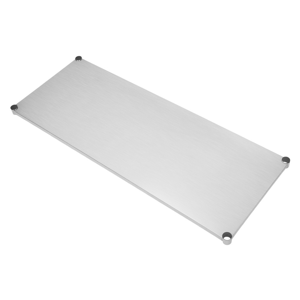 Under Shelf Stainless Steel Wide Double Over-panel for Prep Table Commerce/Home