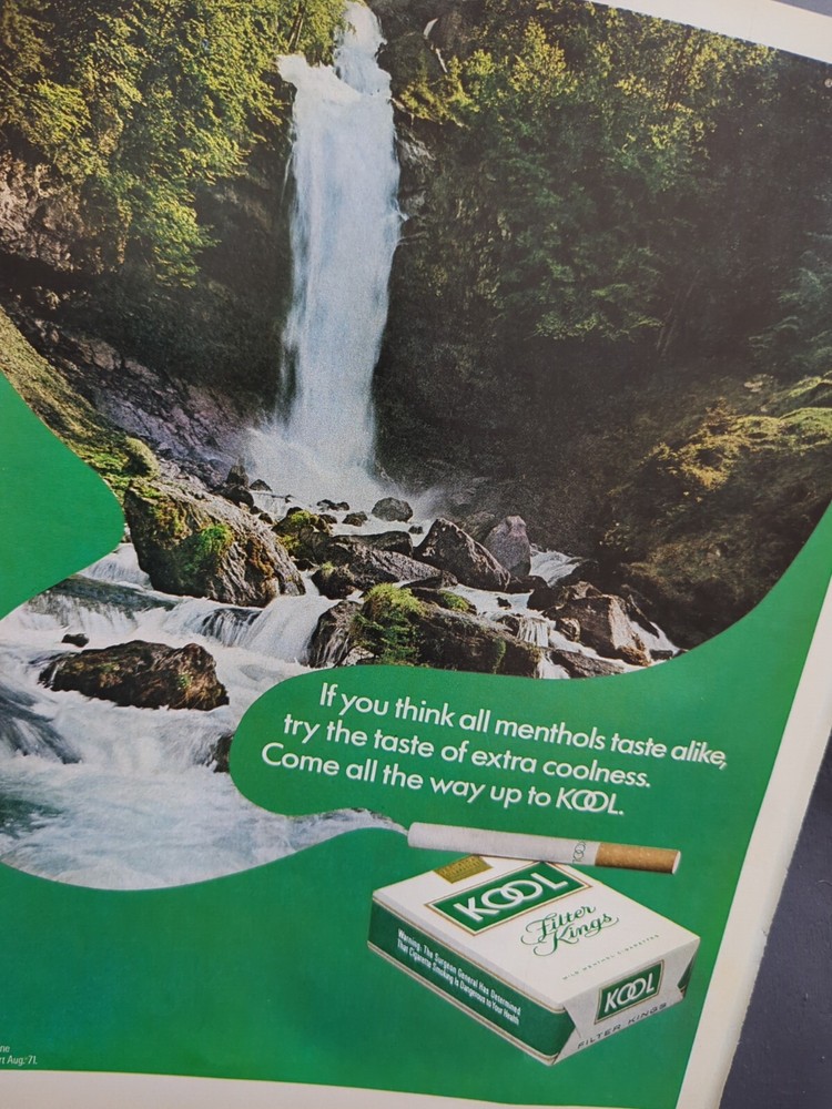 Kool Cigarette Advertisement 1970s