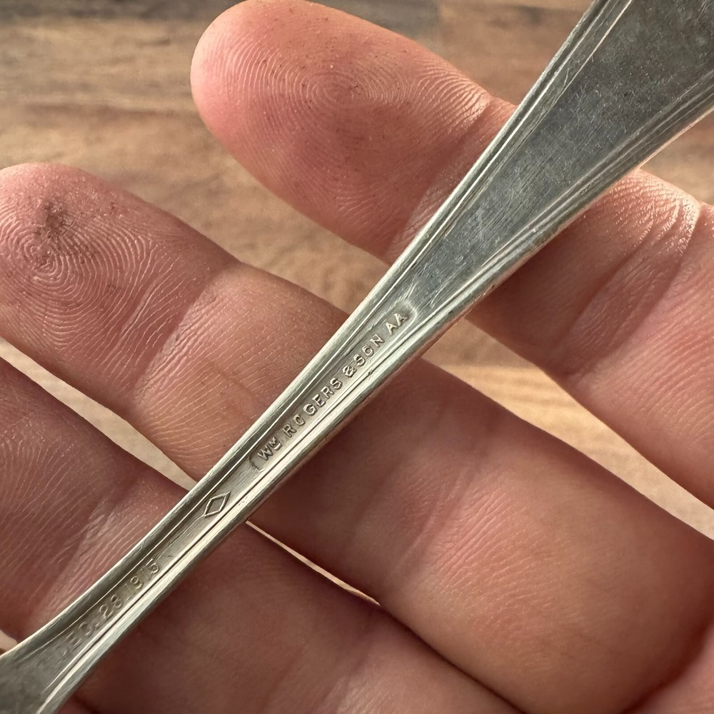 Wm Rogers & Son Silverplated Spoon Unknown Pattern