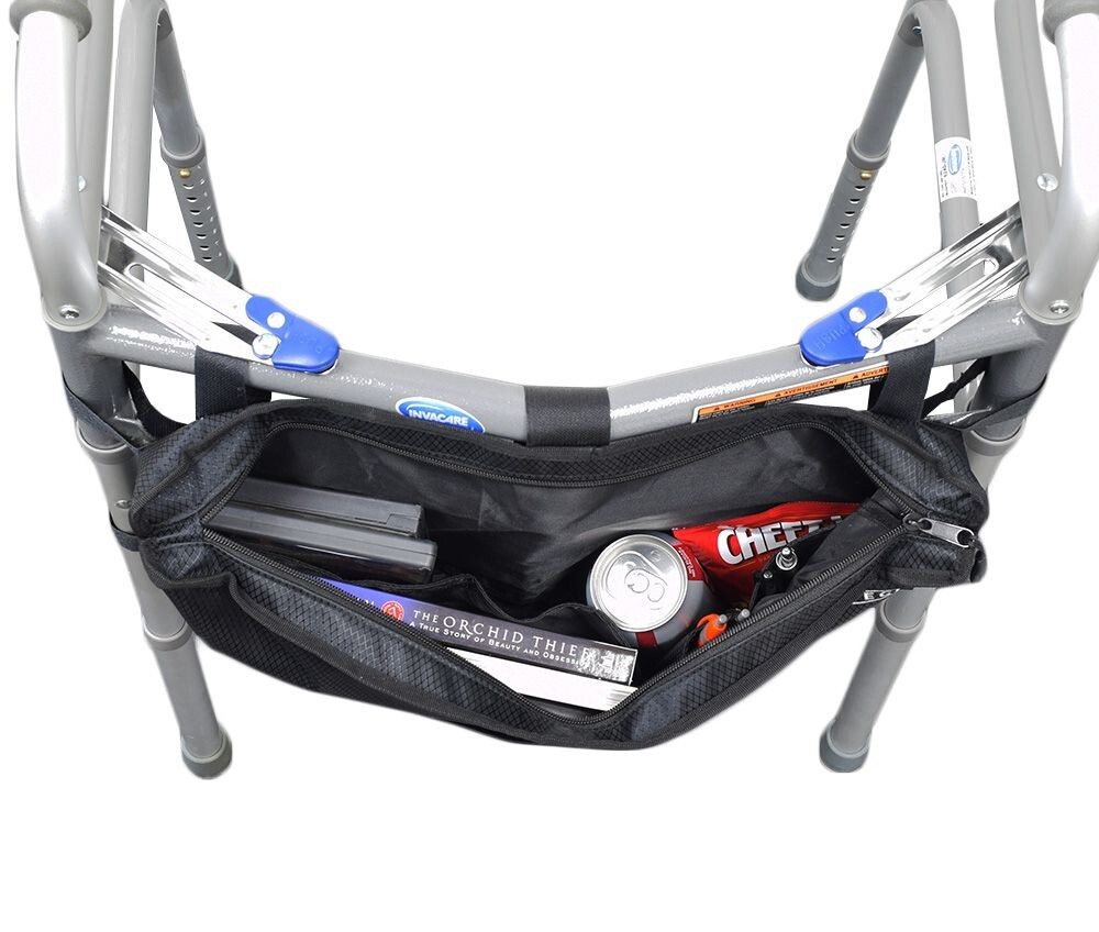 Deluxe Universal Walker/Rollator Bag - Black