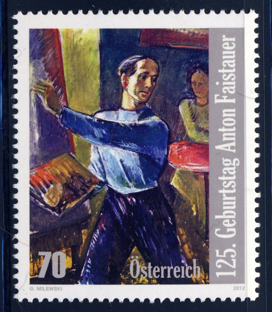 AUSTRIA . 2012 Anton Faistauer (2379) . Mint Never Hinged