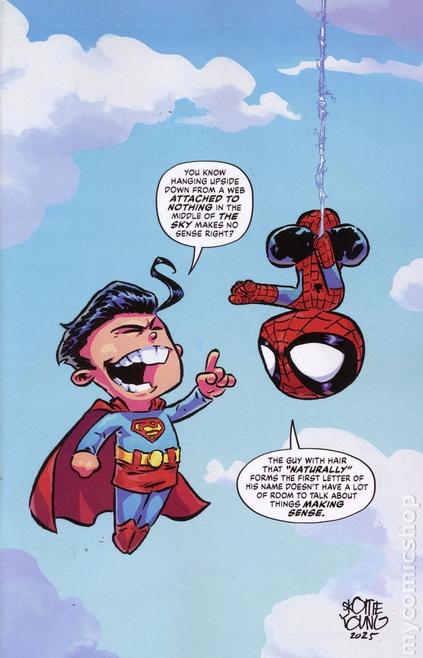 Marvel DC Spider-Man Superman 1I 2026 Stock Image