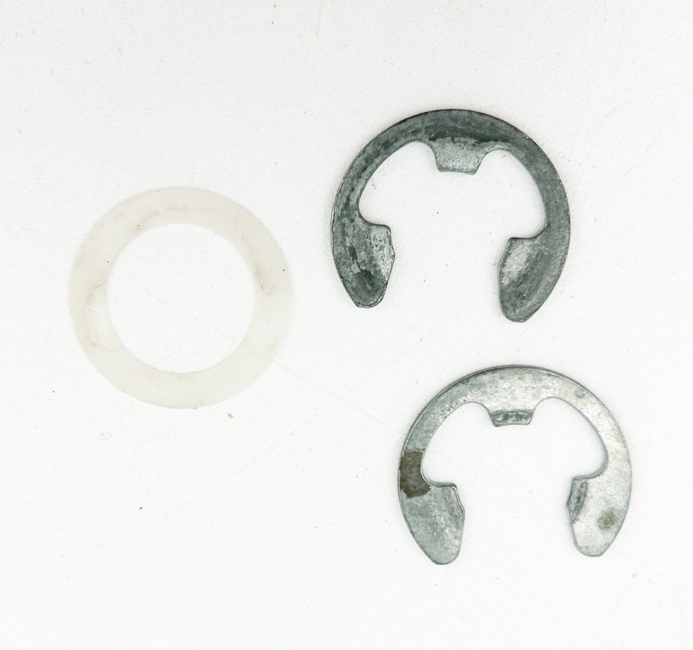Rival Meat Slicer 1101E/2 Replacement Retaining E-Ring Clips & Washer OEM