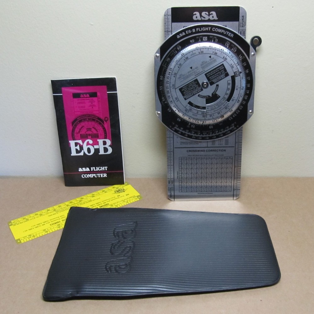 ASA E6-B Metal Flight Computer / Plotter