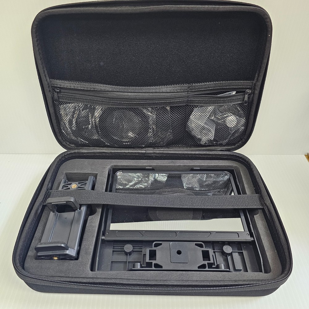 Lavokol Portable Teleprompter Kit Cell Phone Tablet Script Reader 2-6" Devices