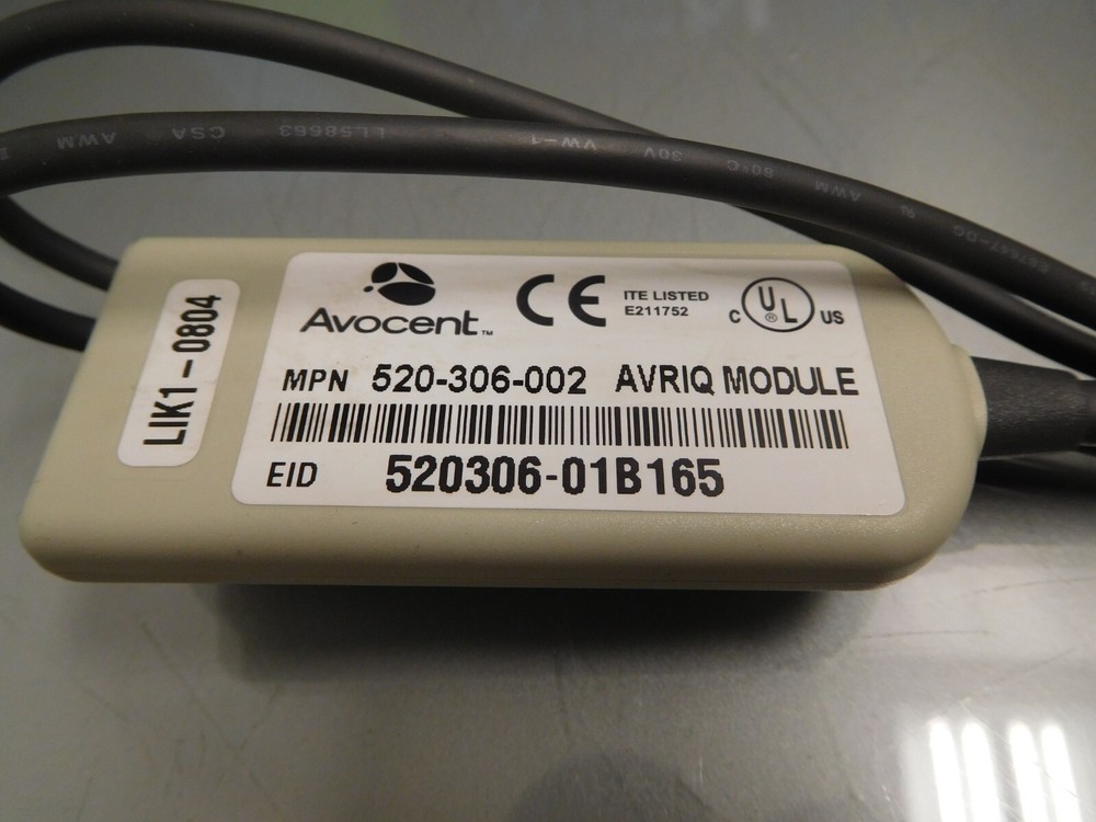 Avocent AVRIQ-PS2 520-306-002 PS2 KVM Server Interface Cable Adapter Module