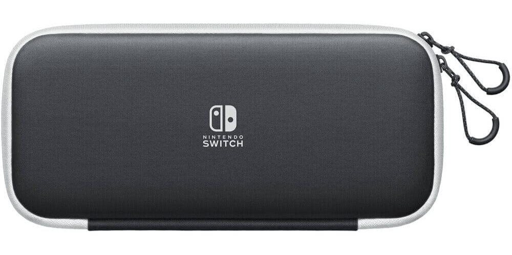 FACTORY SEALED Nintendo Switch Carrying Case & Screen Protector - BLACK & WHITE