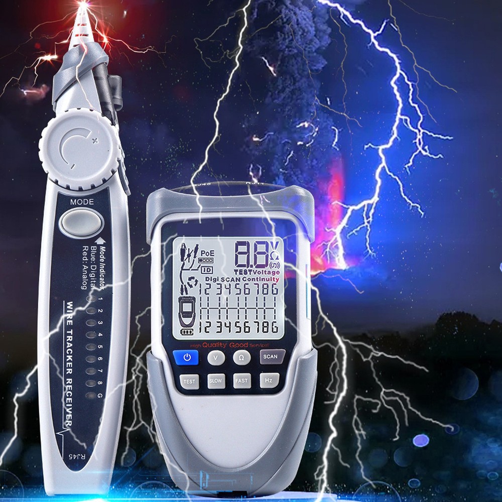 Digital Multifunction Network Cable Tester For Line Finding Applicable In Engine