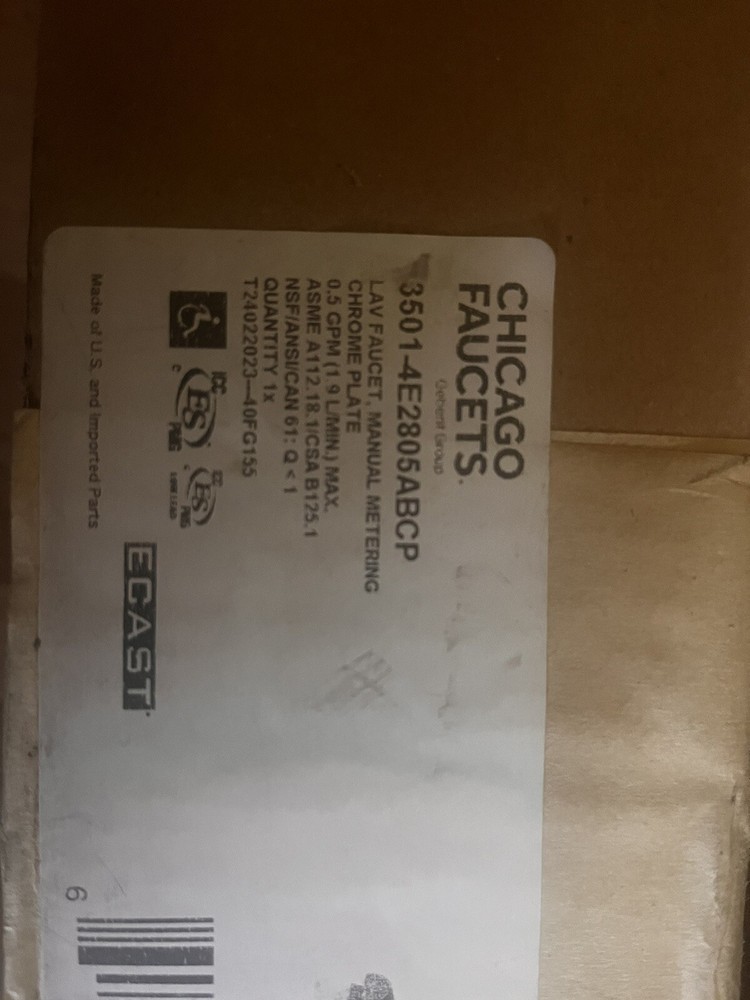 Chicago Faucets 3501-4E2805ABCP