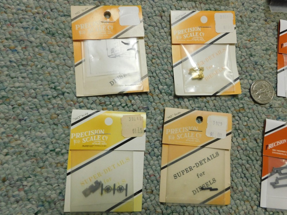 Precision Scale HO NINE (9) different accesory packs
