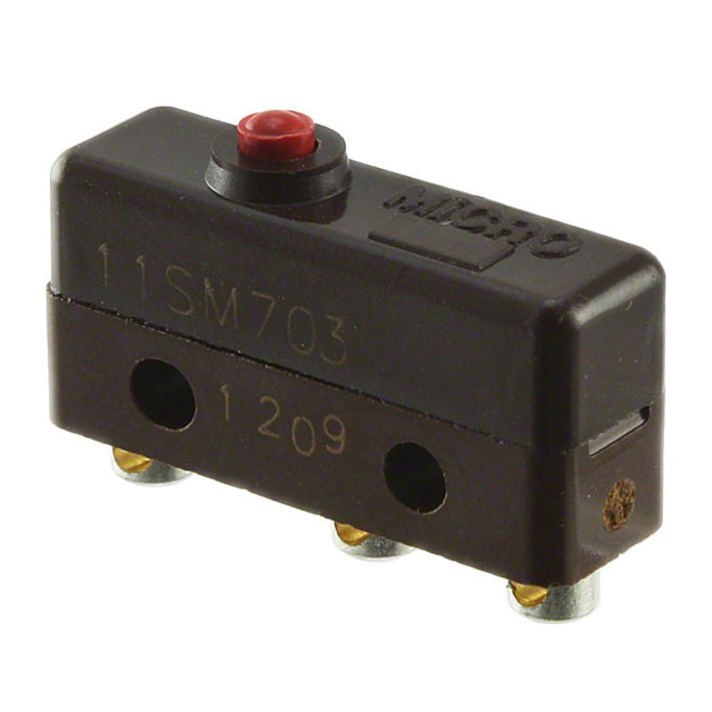 1pc of 11SM703 Basic / Snap Action Switches SPDT 250 Vac,4 A Submini Basic Switc