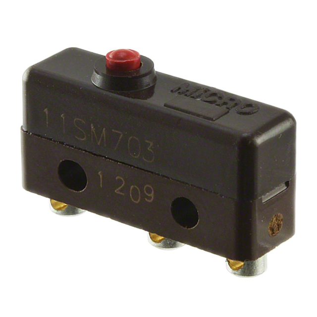1pc of 11SM703 Basic / Snap Action Switches SPDT 250 Vac,4 A Submini Basic Switc