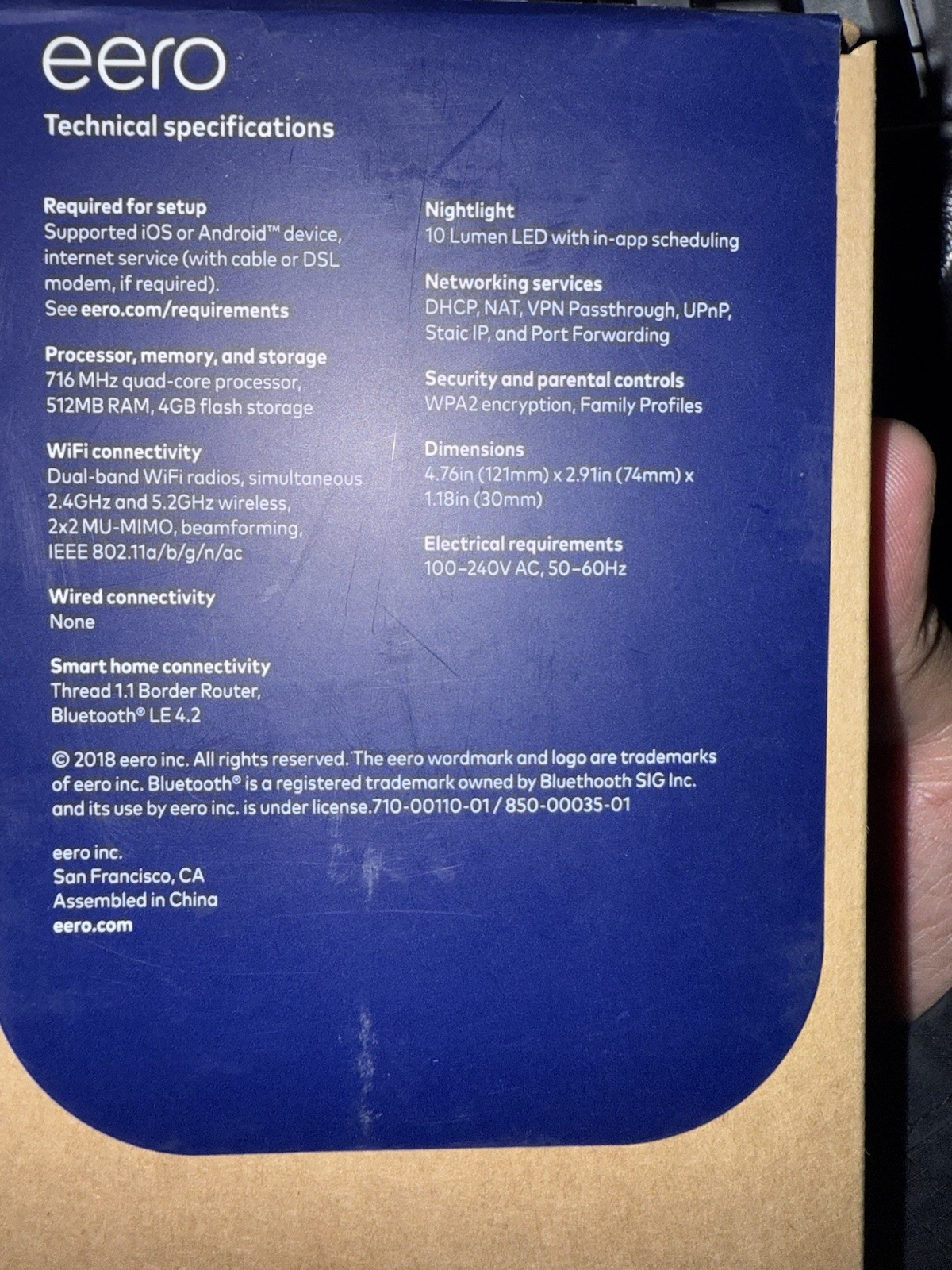 eero D011111 Beacon Mesh WiFi Range Extender (Single add-on unit)