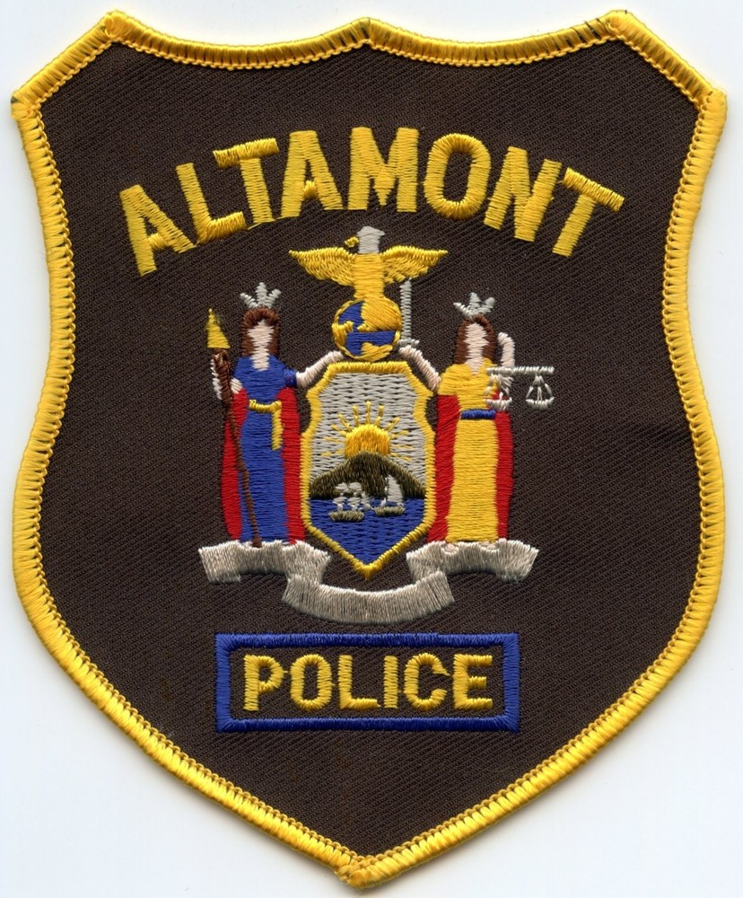 ALTAMONT NEW YORK POLICE PATCH